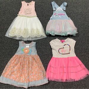 Bundle of 4 girls 3T tulle dresses